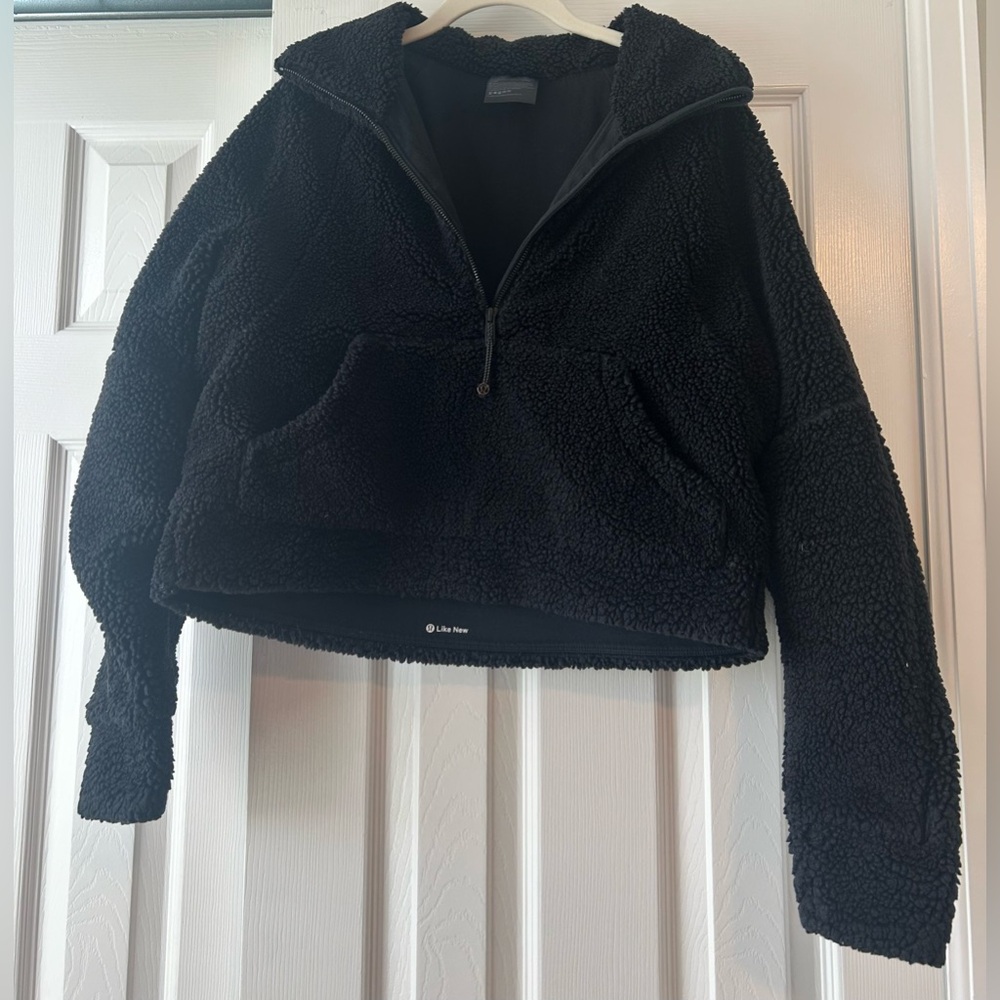 Lululemon Scuba Half Zip Fleece Cropped Sweater